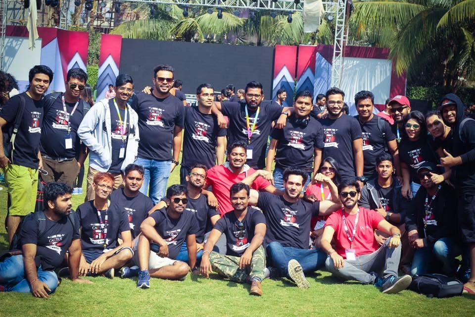 Cactus offsite at Della Resorts.