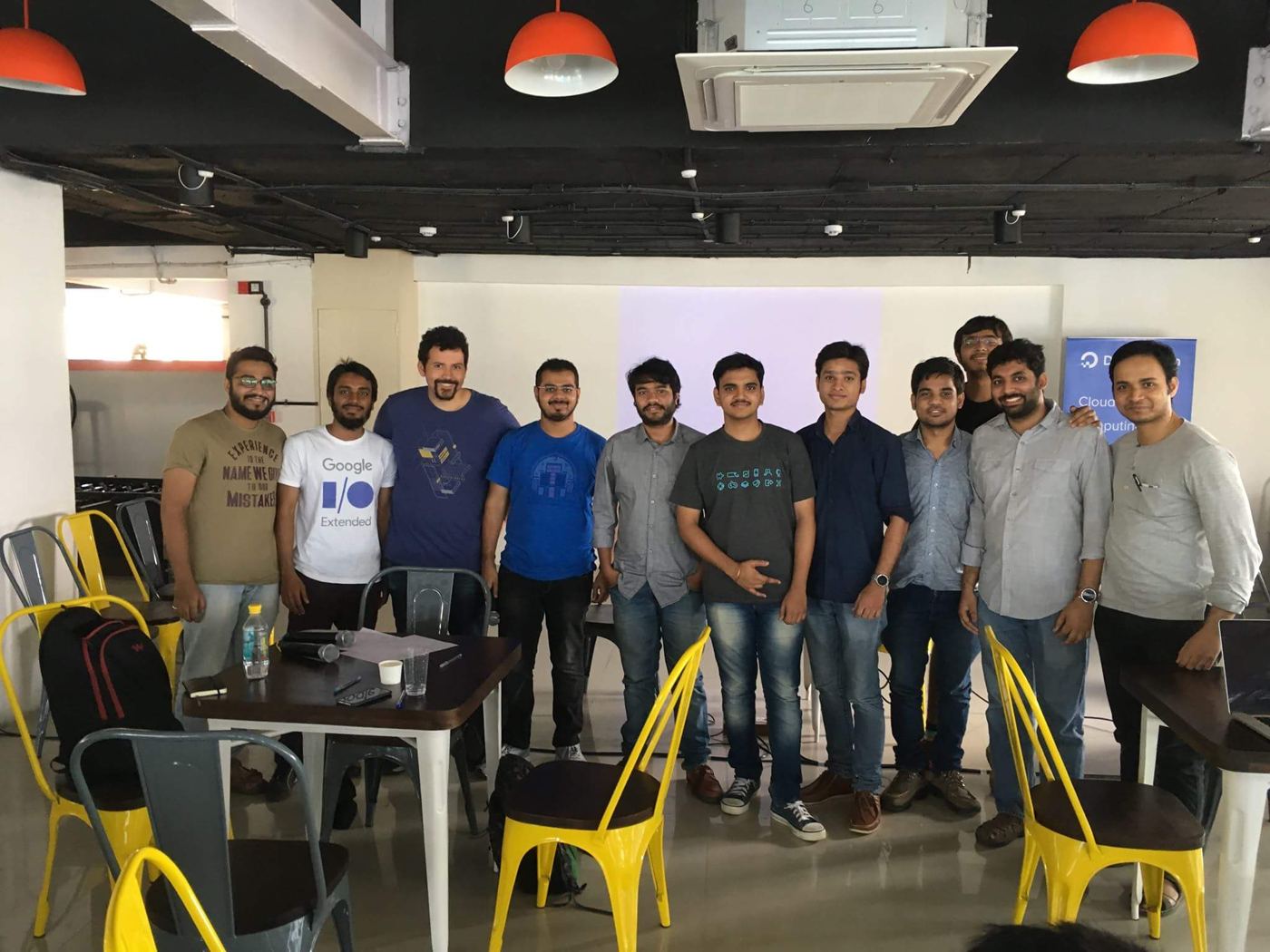 First prize at the DigitalOcean × Venturesity hackathon, Mumbai, October 2016, with my mentor Mudassir Shaikh.